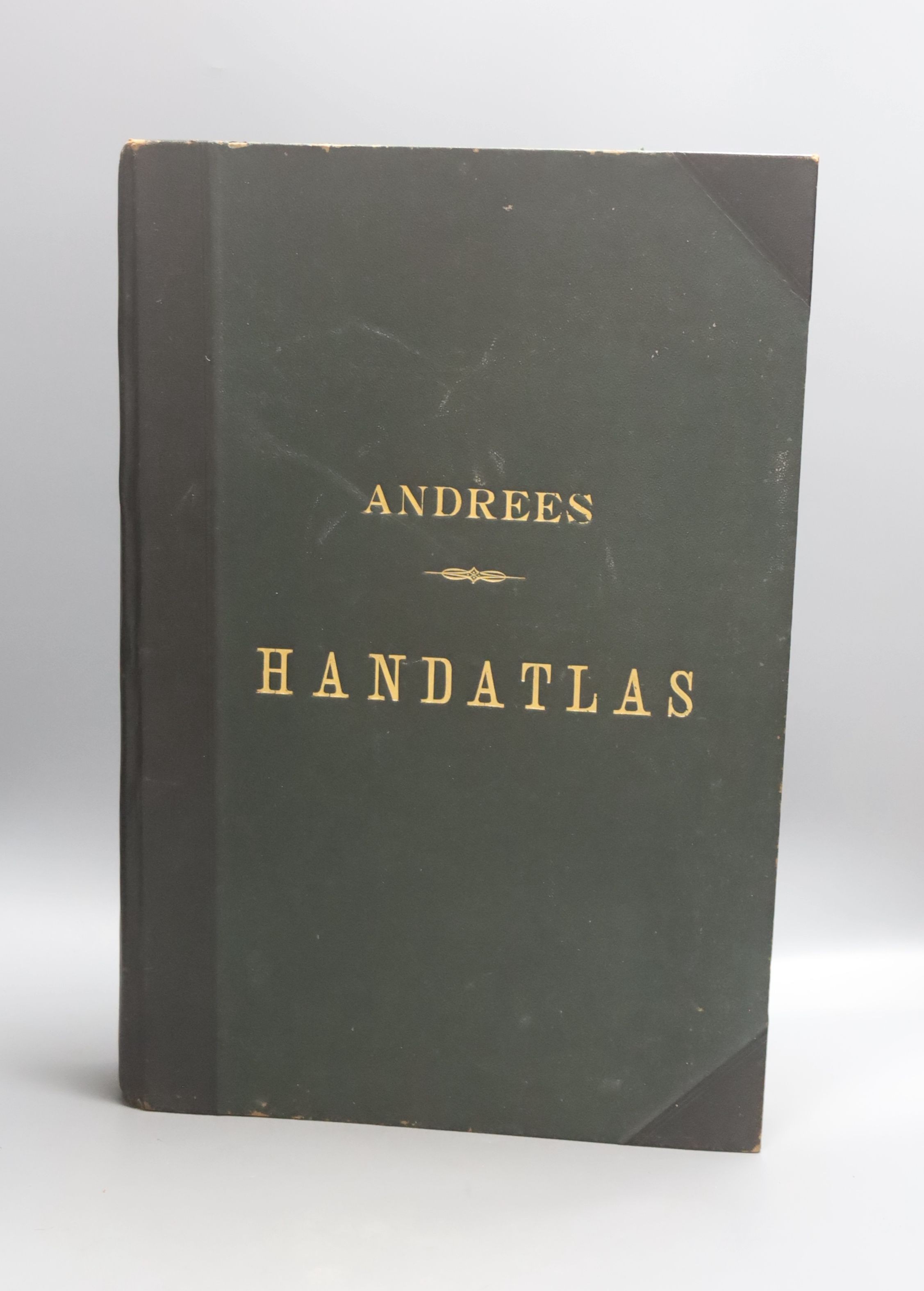 Andreas Handatlas, cloth and gilt